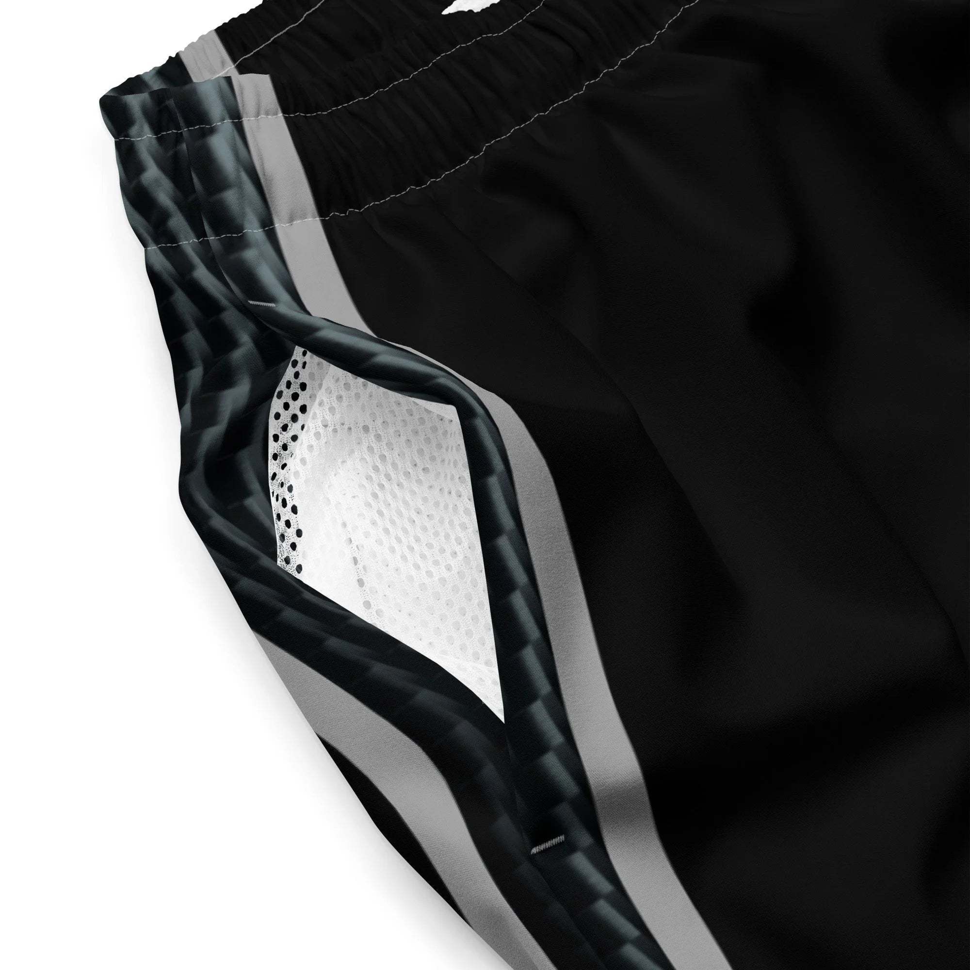 Pit Lane Clothing: European style swim trunks- Carbon fibre /black