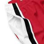 Pit Lane Clothing: European style swim trunks - Red flag