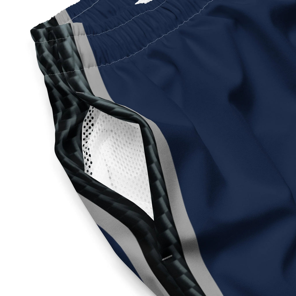 Pit Lane Clothing: European style swim trunks - Carbon fibre / Navy