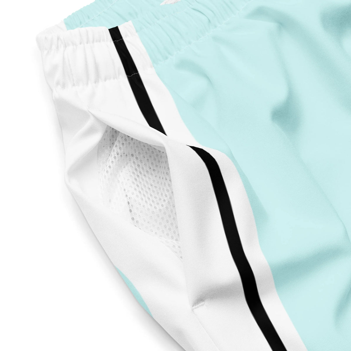 Pit Lane Clothing: European style swim trunks - Carbon fibre / Mint
