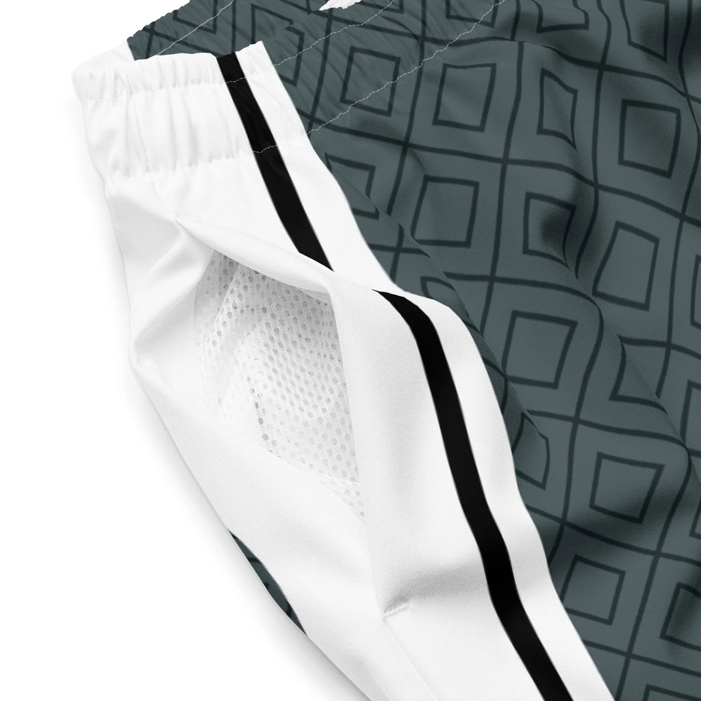Pit Lane Clothing: European style swim trunks- Carbon fibre / ashphalt