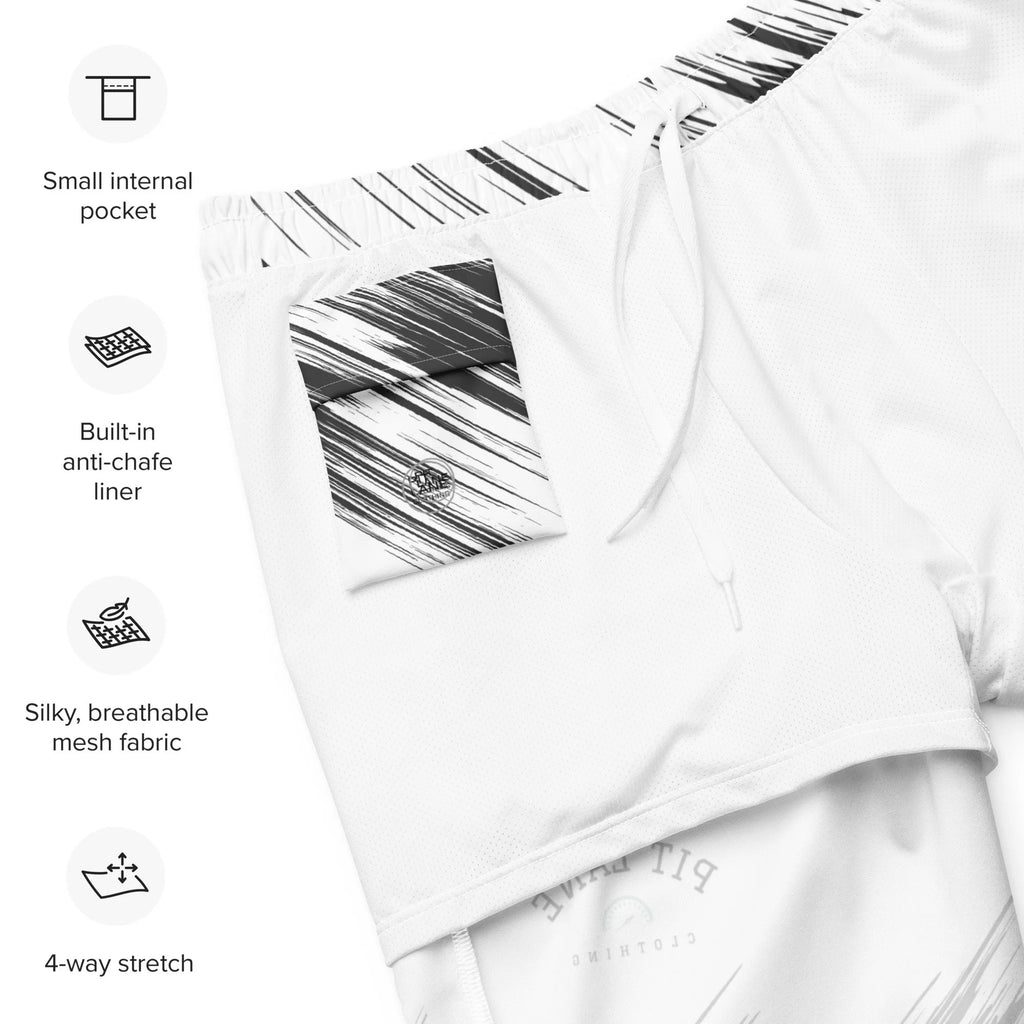 Pit Lane Clothing: European style swim trunks - Tyres