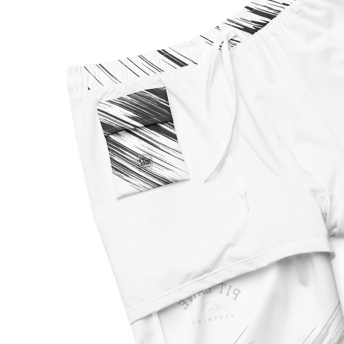 Pit Lane Clothing: European style swim trunks - Tyres