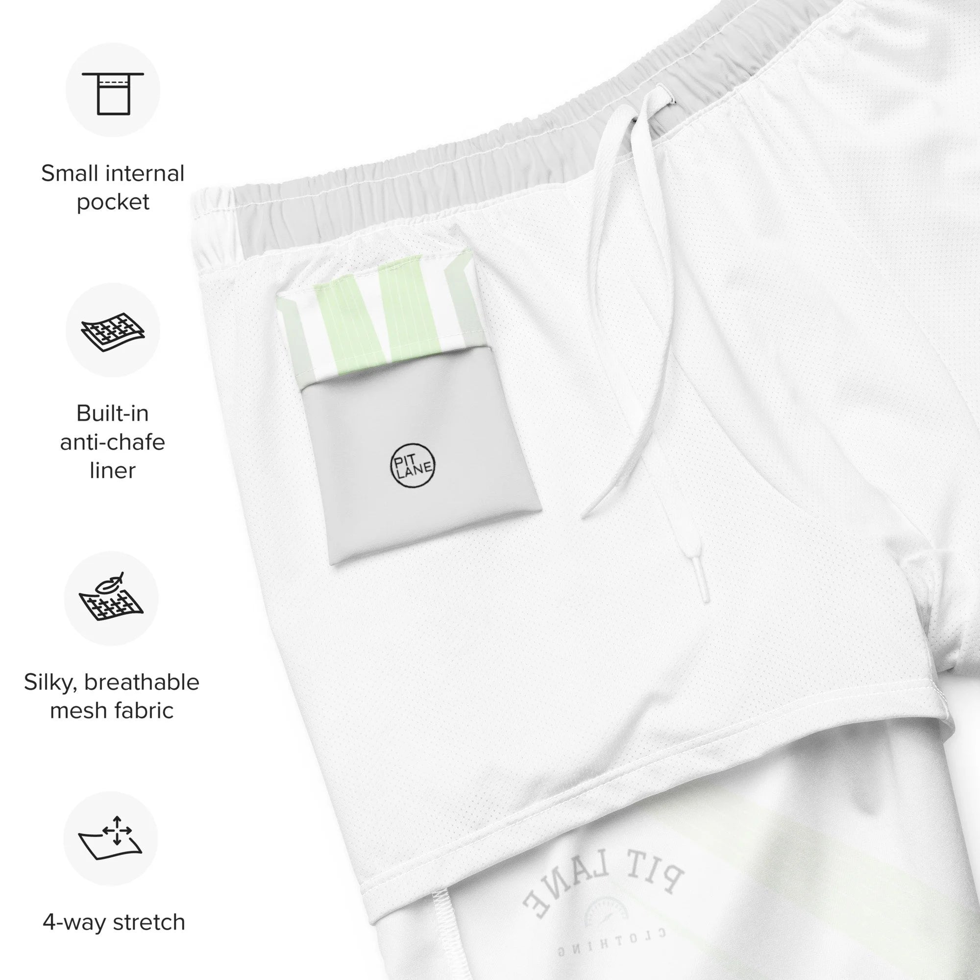 Pit Lane Clothing: European style swim trunks -speed