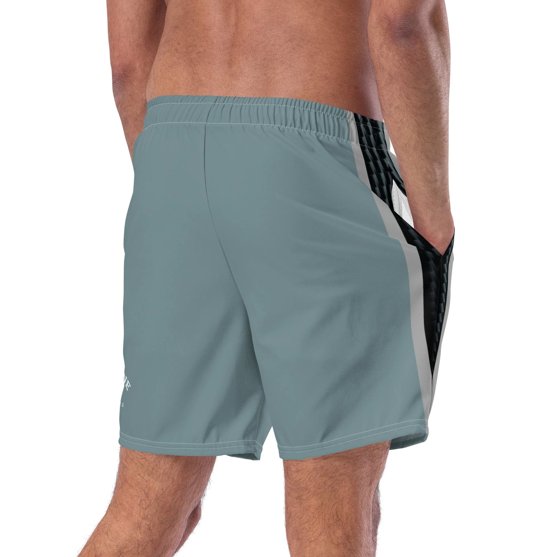 Pit Lane Clothing: European style swim trunks - Carbon fibre / Fuel