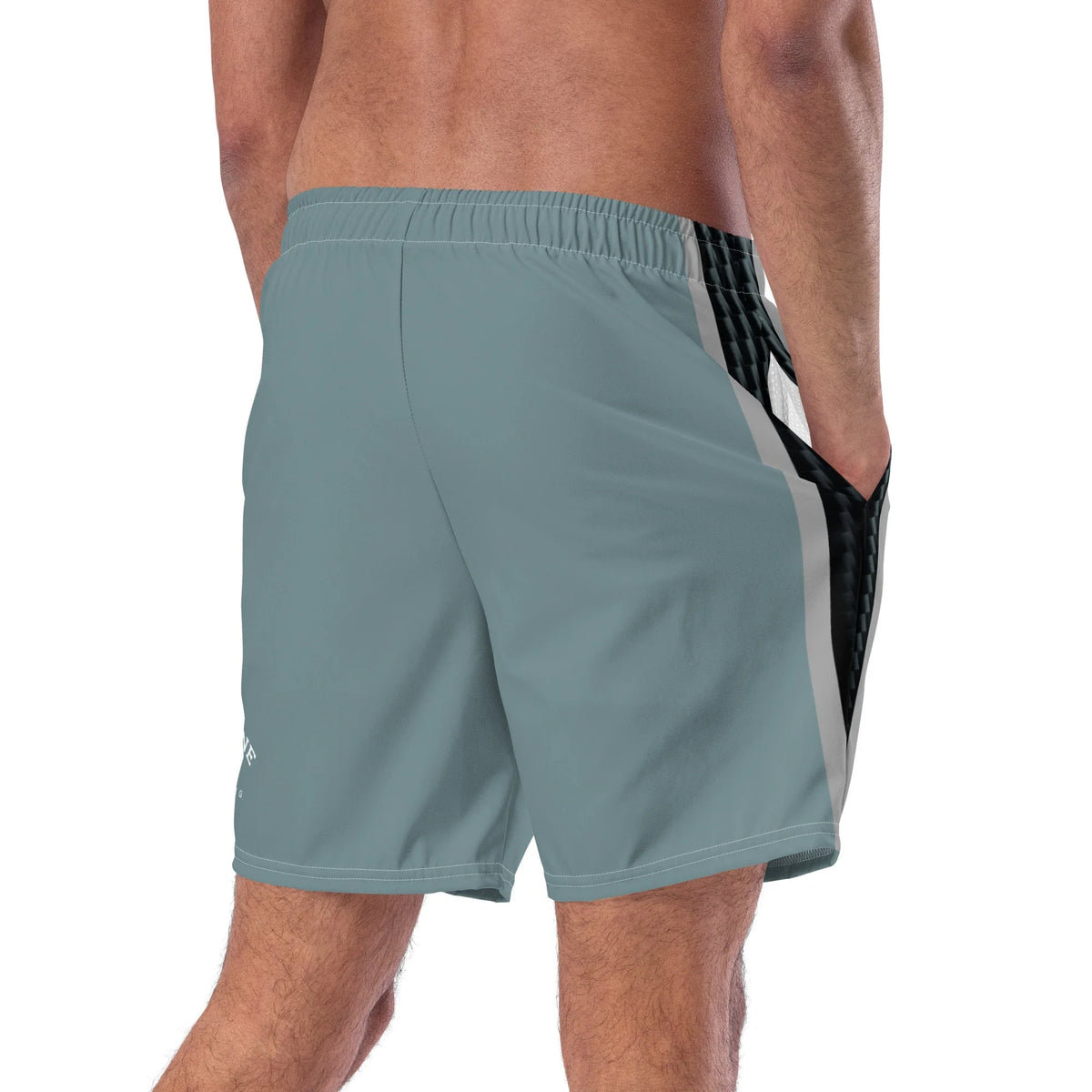 Pit Lane Clothing: European style swim trunks - Carbon fibre / Fuel