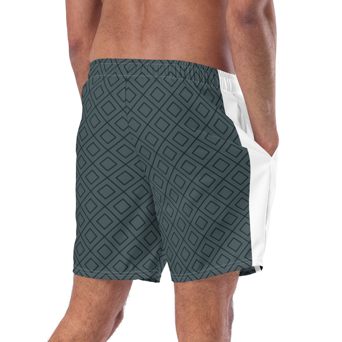 Pit Lane Clothing: European style swim trunks- Carbon fibre / ashphalt