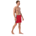 Pit Lane Clothing: European style swim trunks - Red flag