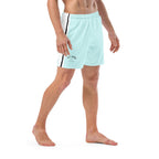 Pit Lane Clothing: European style swim trunks - Carbon fibre / Mint