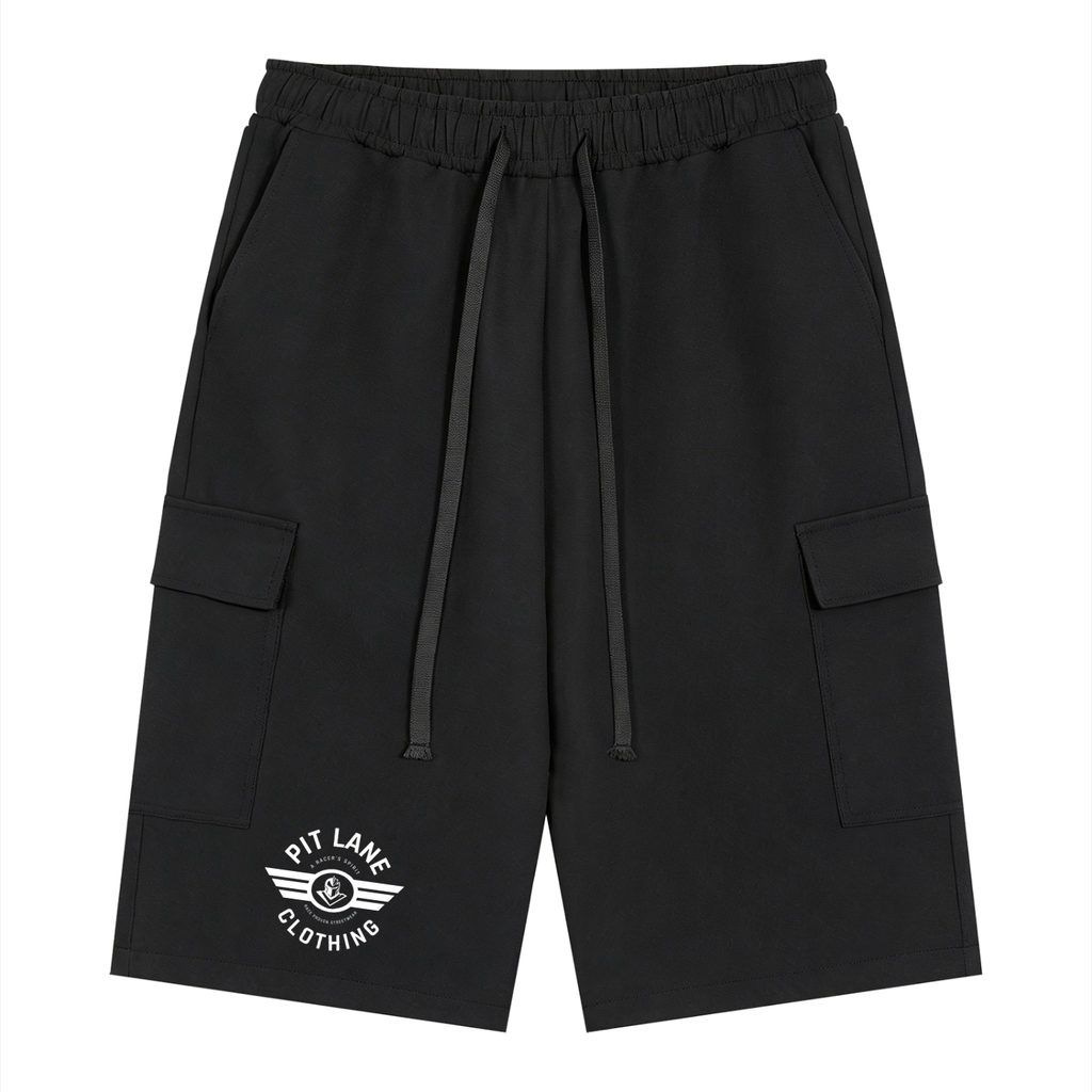 PIT LANE CLOTHING Performance Cargo Shorts - Black