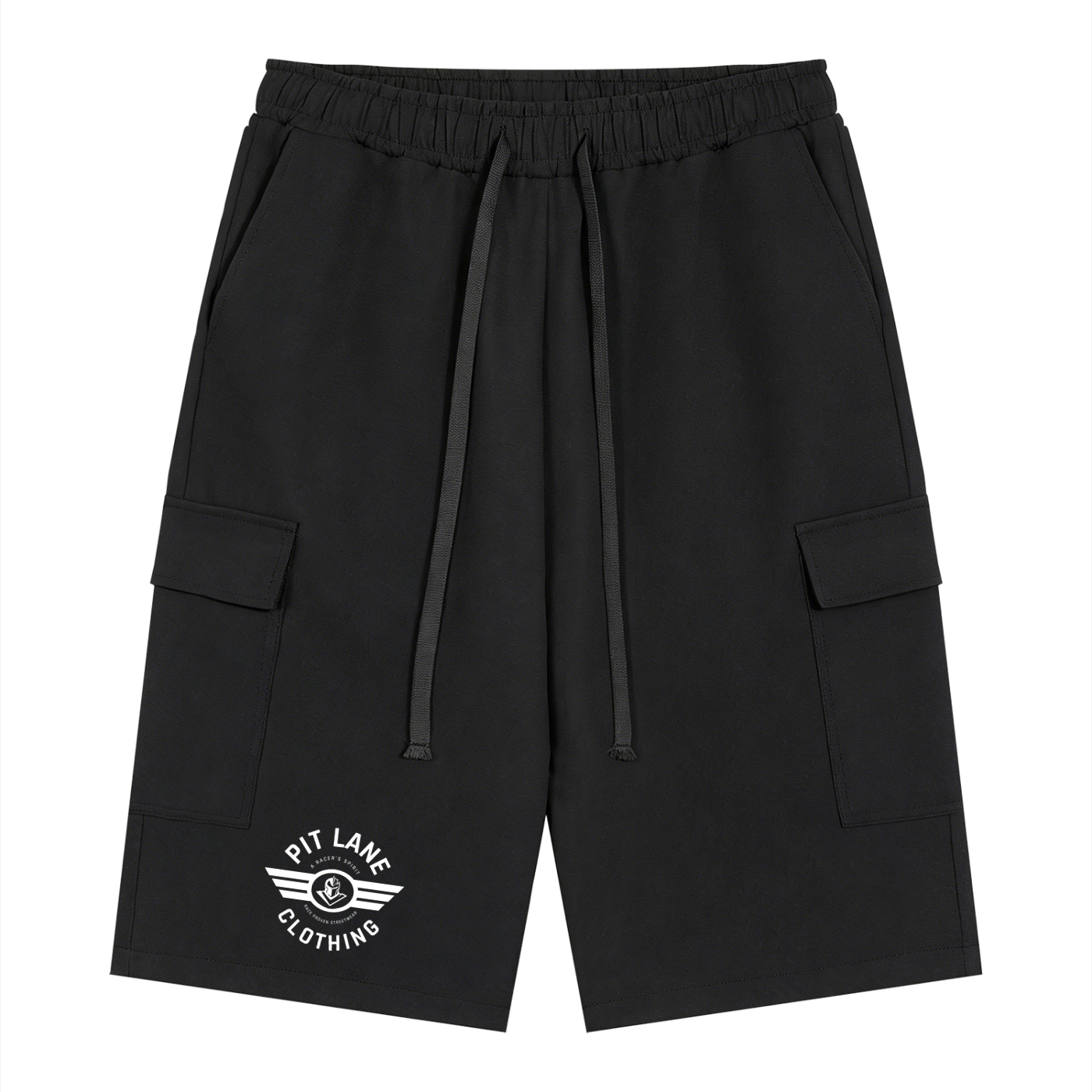PIT LANE CLOTHING Performance Cargo Shorts - Black