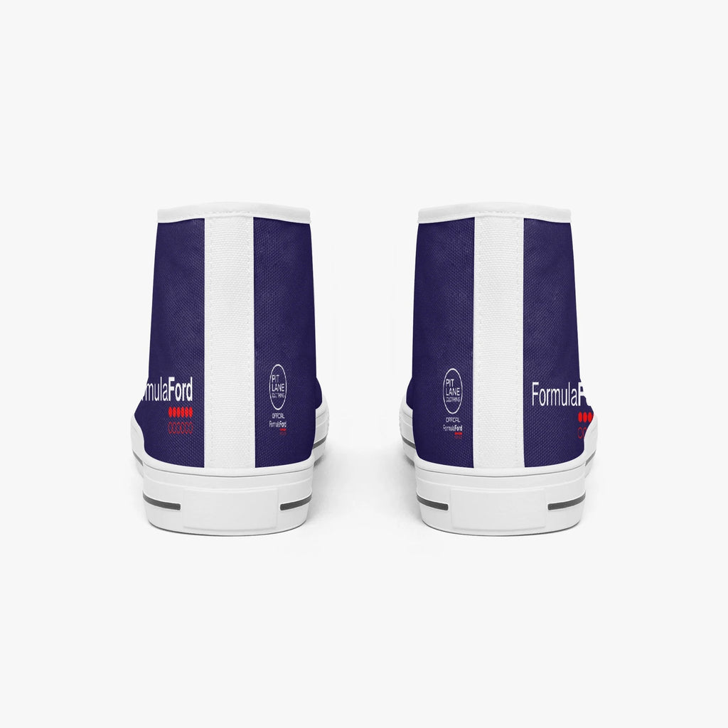 Formula Ford Official Classic High Top Canvas sneakers - Navy white