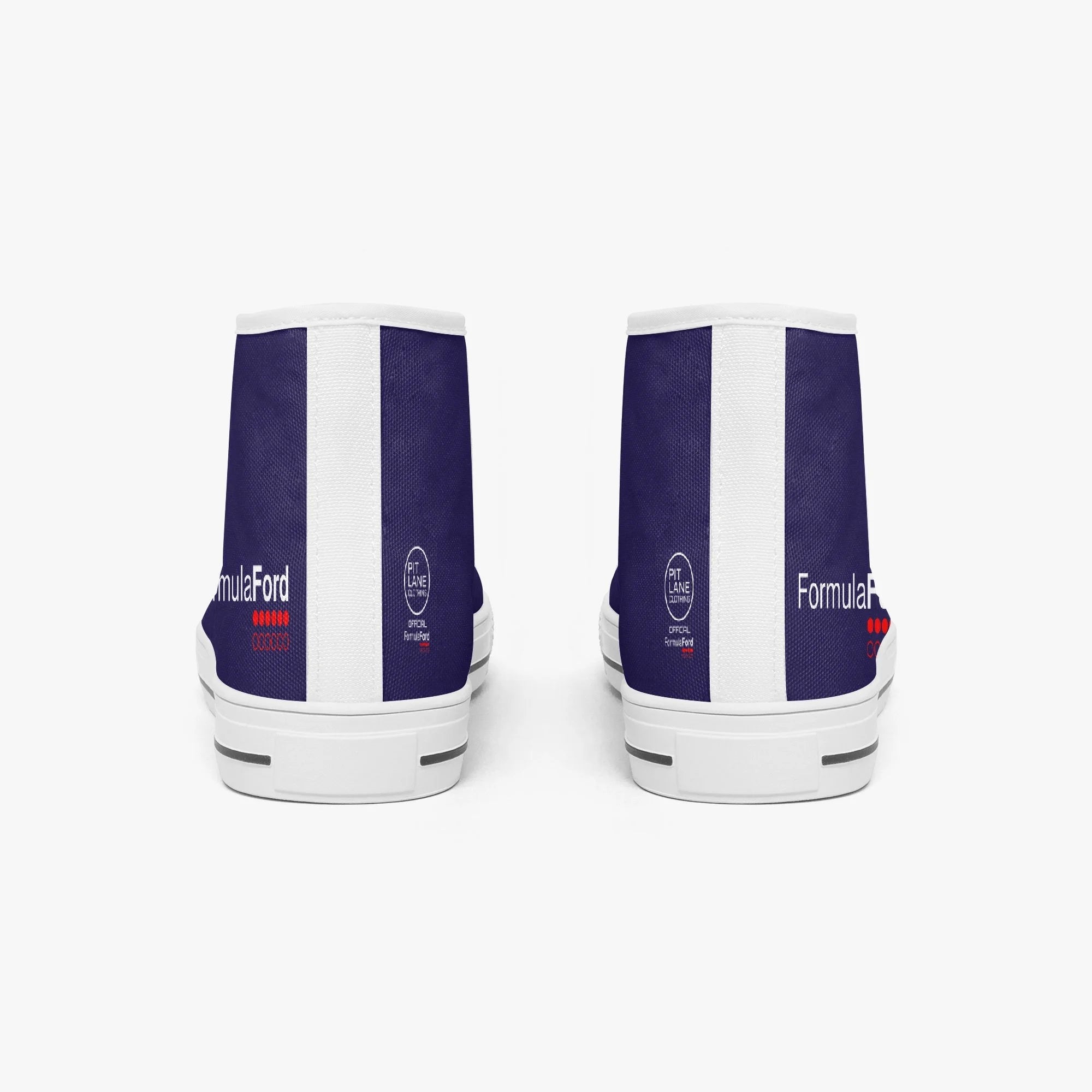 Formula Ford Official Classic High Top Canvas sneakers - Navy white