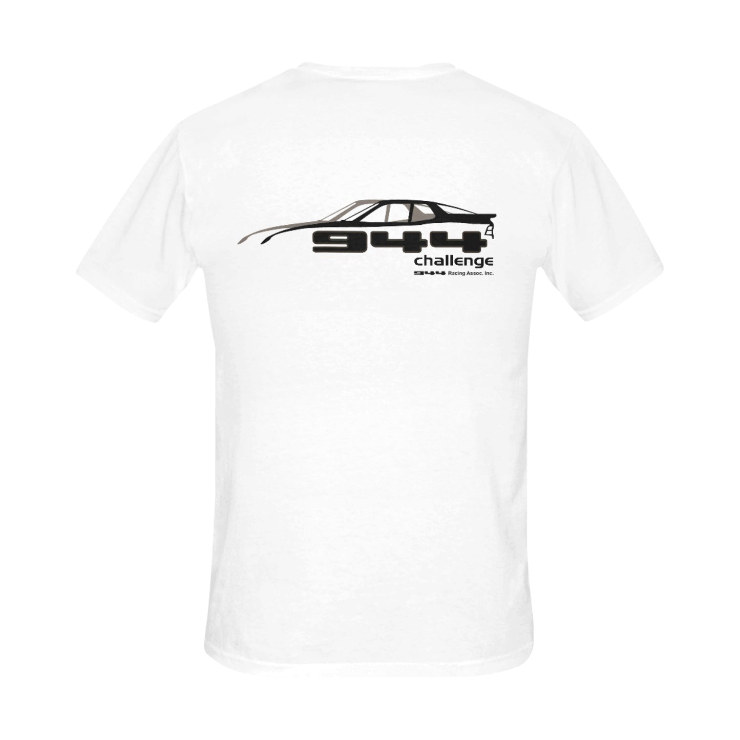 944 CHALLENGE 100% cotton 944 name straight T-shirt - circuit white - Fitted