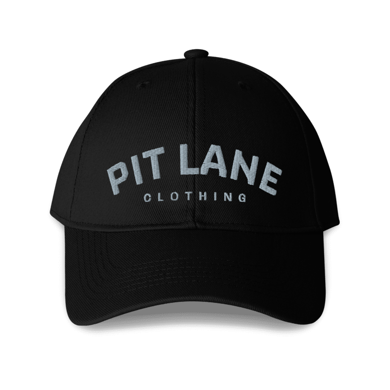 'PIT LANE' Embroidered cap - Black