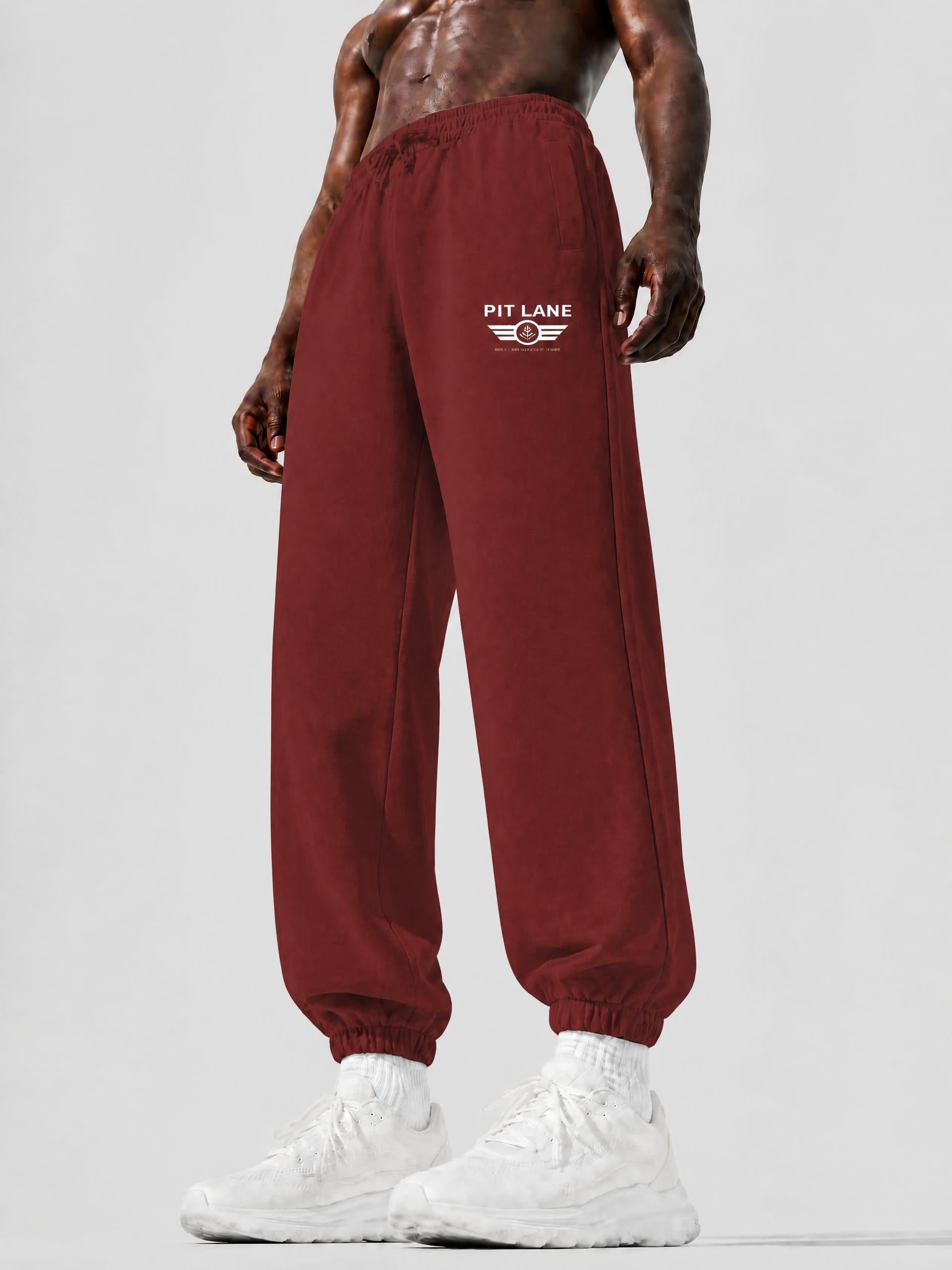 PIT LANE CLOTHING 430GSM Heavyweight Track Pants - Red