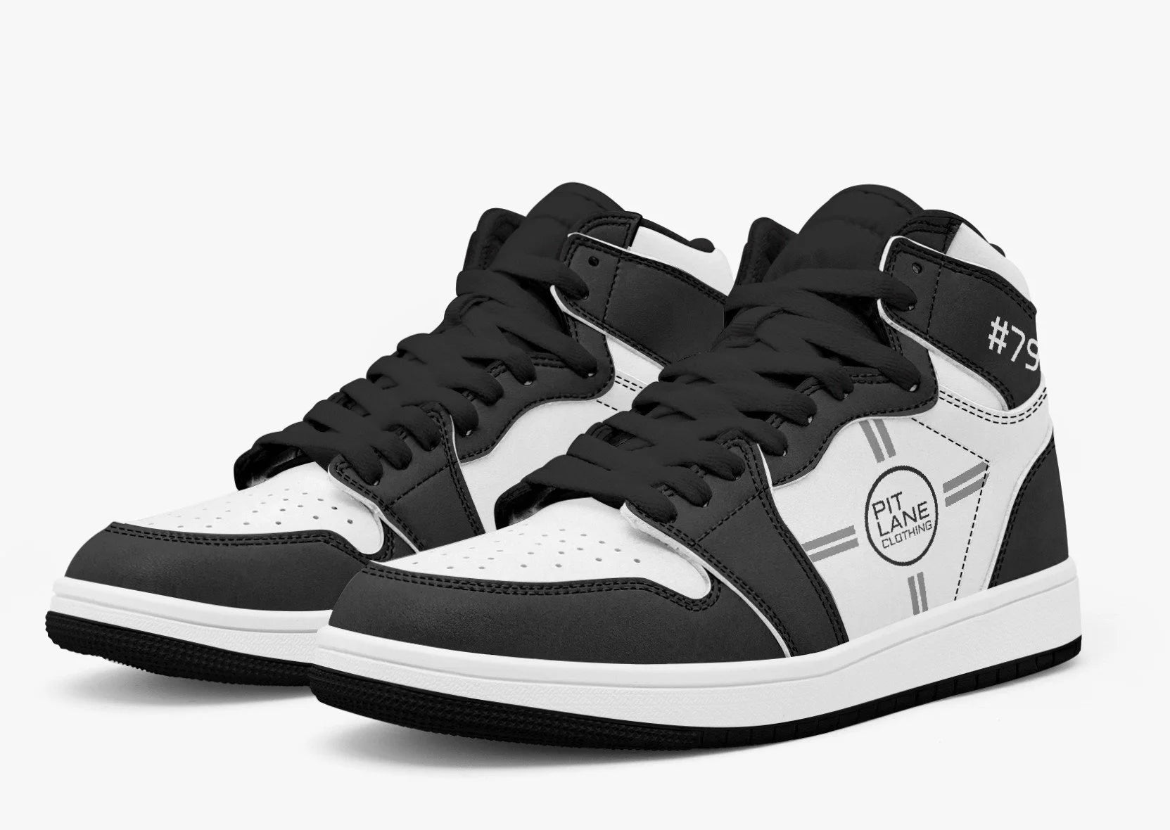 PIT LANE CLOTHING: Official Race Team - High Top Leather Track shoe