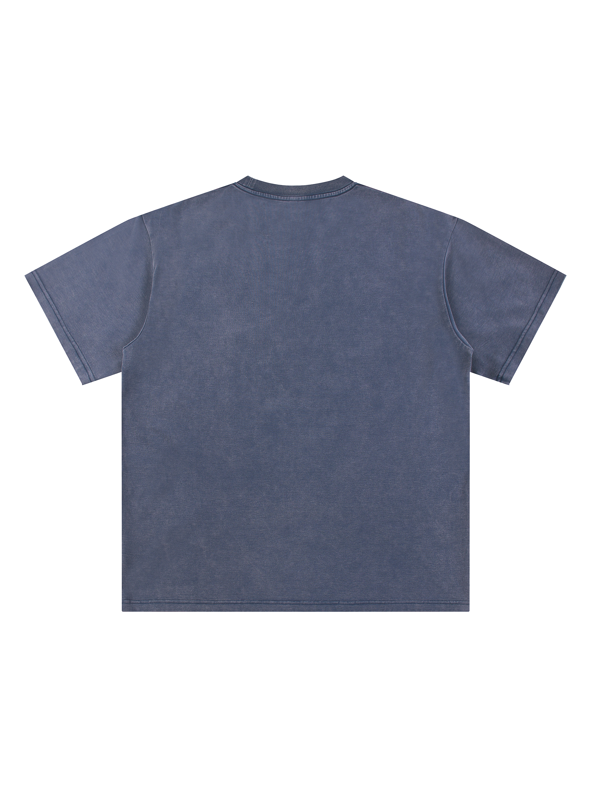 Pit Lane Clothing 245GSM Bamboo Slub Snow Washed T-Shirt - Navy Blue