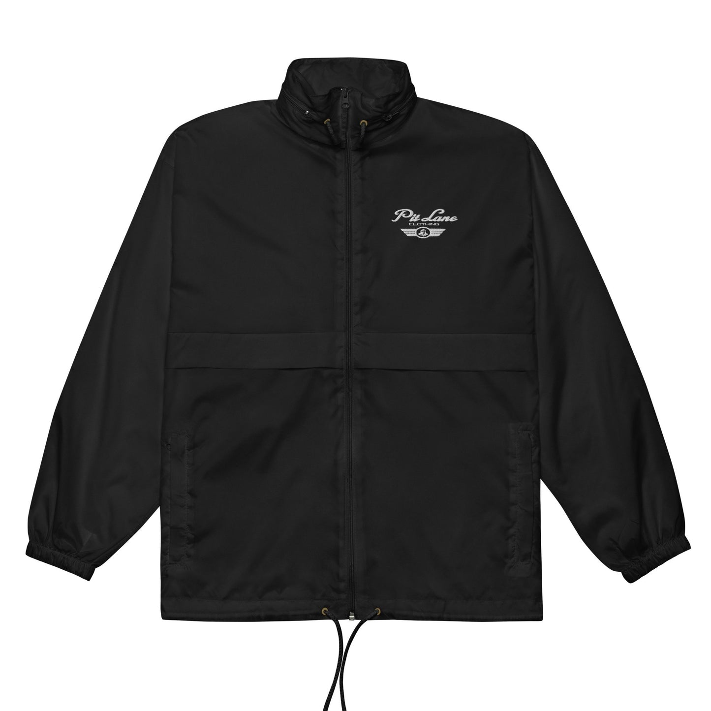 Pit Lane Clothing: Embroidered Waterproof Spray jacket - Carbon