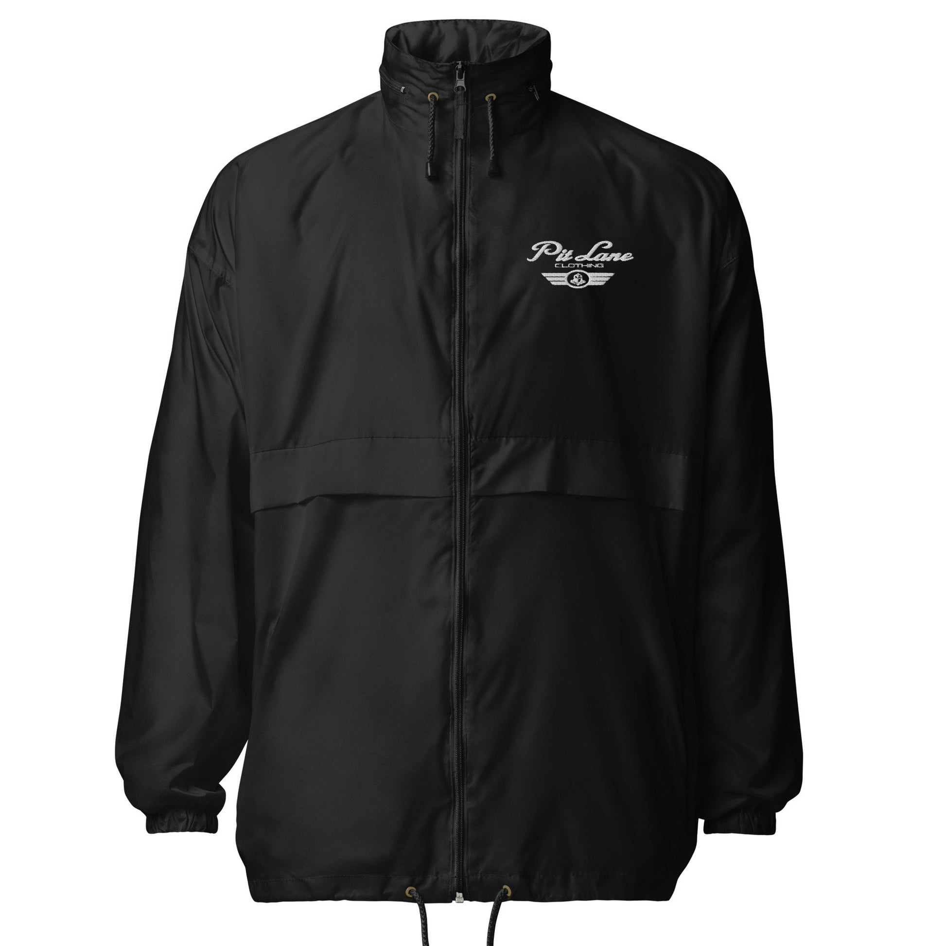 Pit Lane Clothing: Embroidered Waterproof Spray jacket - Carbon