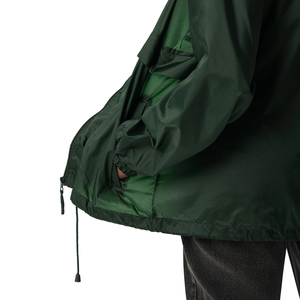 Pit Lane Clothing: Embroidered Waterproof Spray jacket - Green flag