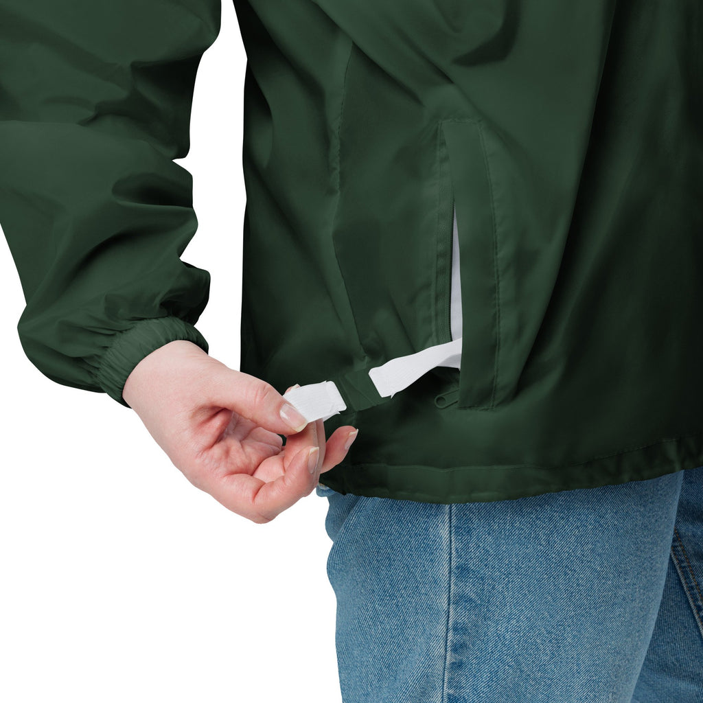 Pit Lane Clothing: Embroidered Waterproof Spray jacket - Green flag