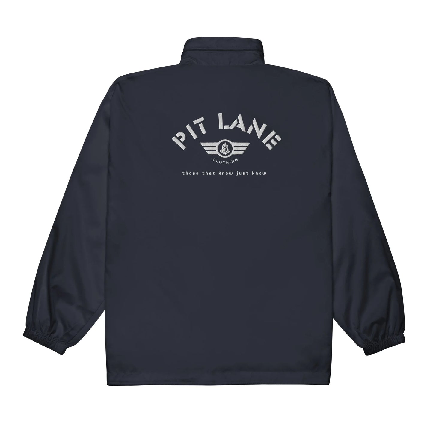 Pit Lane Clothing: Embroidered Waterproof Spray jacket - Blue Flag