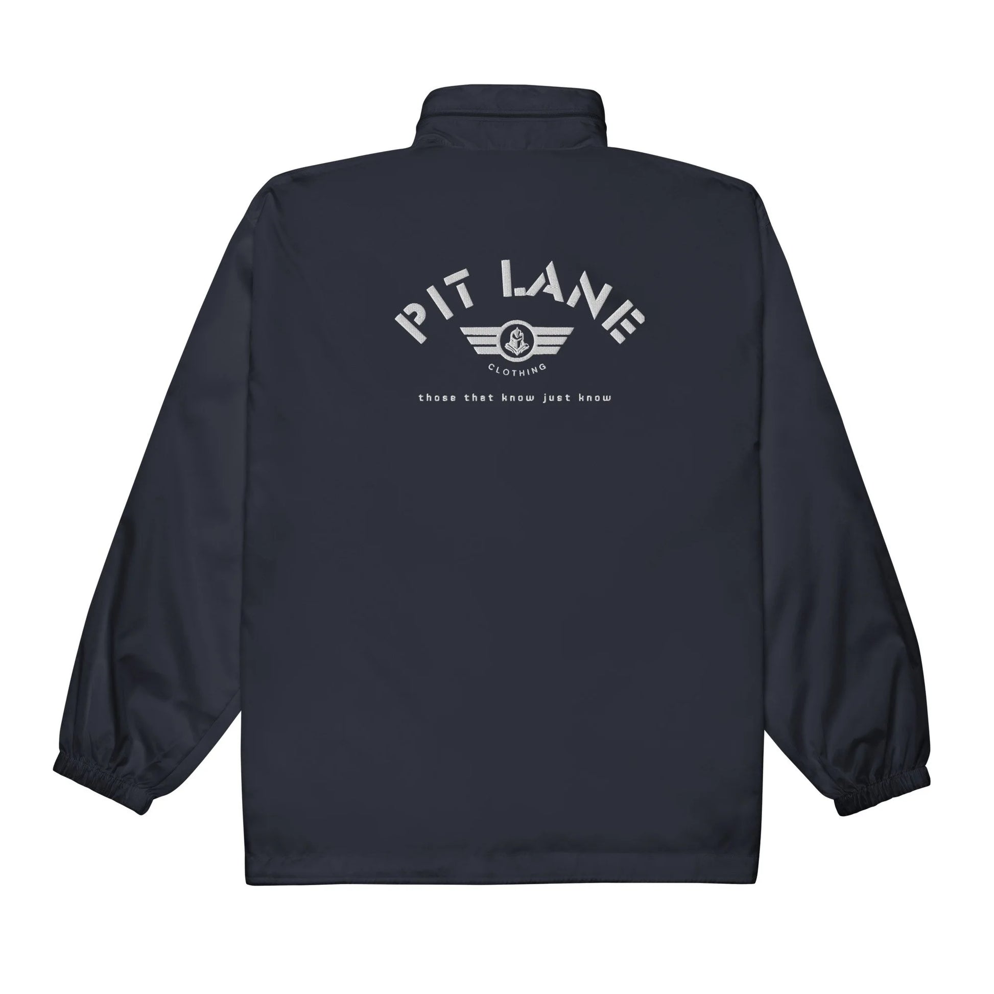 Pit Lane Clothing: Embroidered Waterproof Spray jacket - Blue Flag