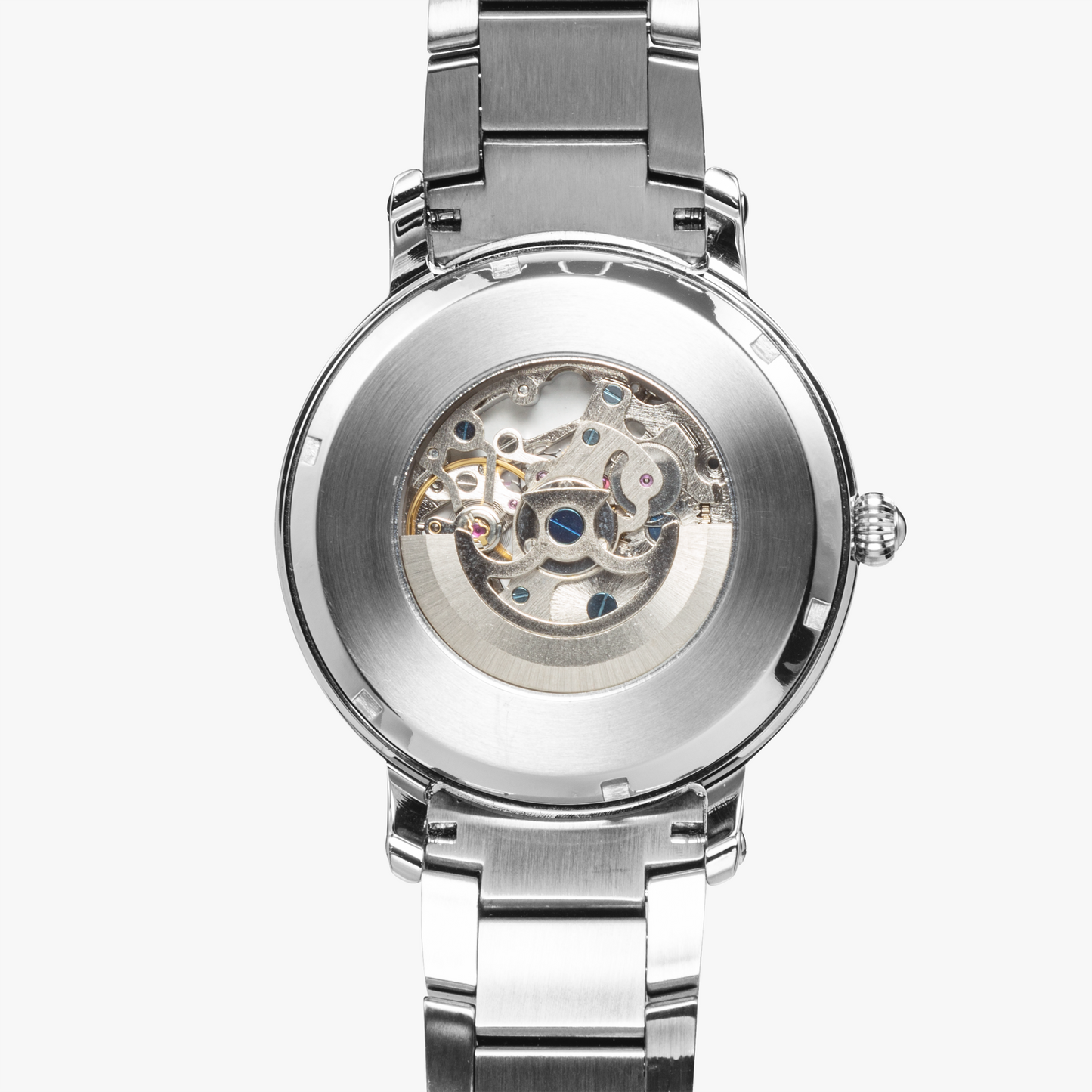 Pit Lane Clothing:  'Delta' stainless steel Analogue watch - Silver band