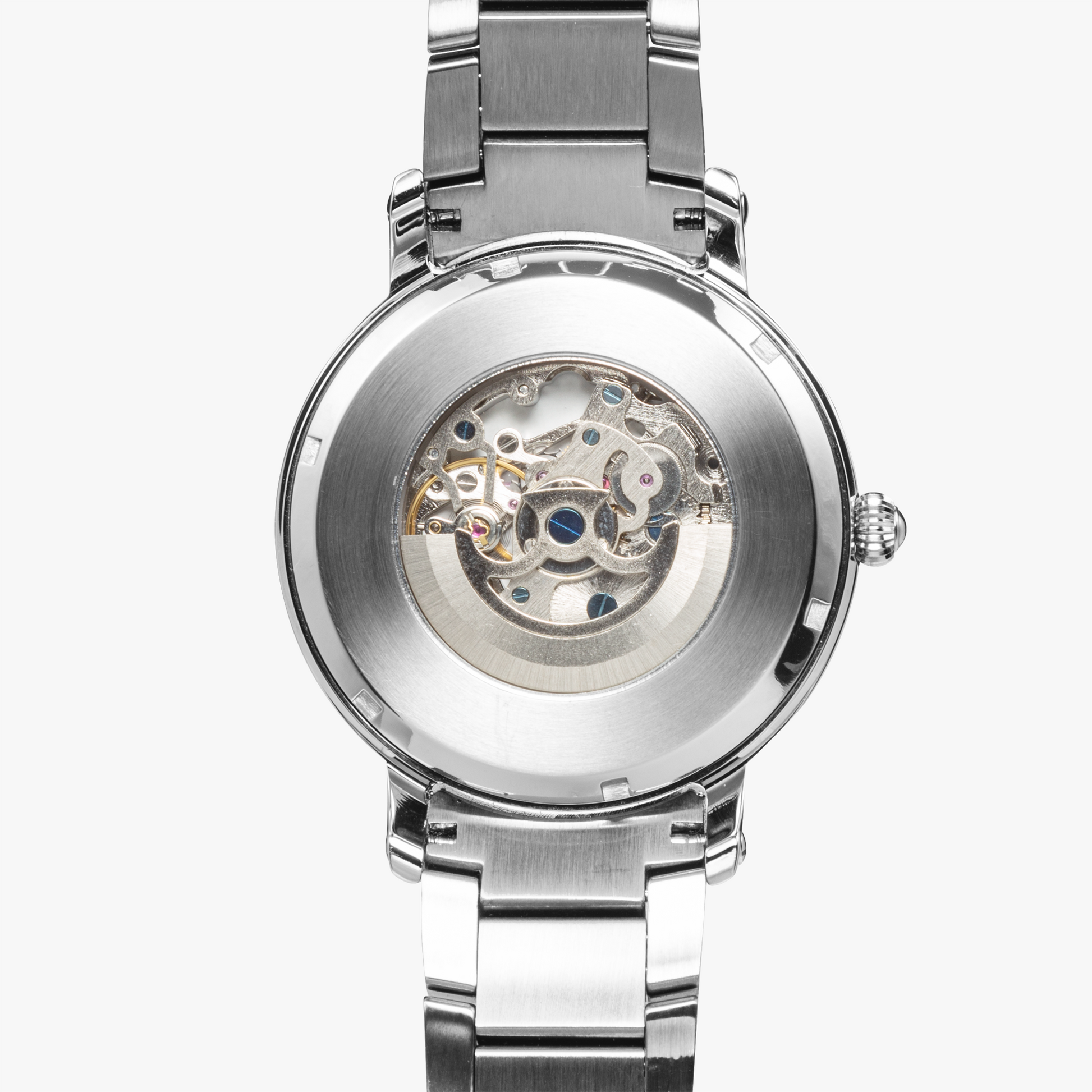 Pit Lane Clothing:  'Delta' stainless steel Analogue watch - Silver band