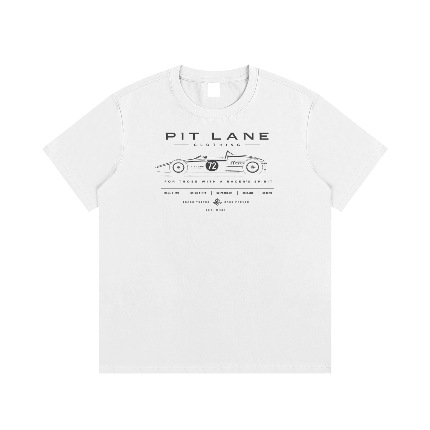 PIT LANE CLOTHING: Premium Cotton T-Shirt - The Original