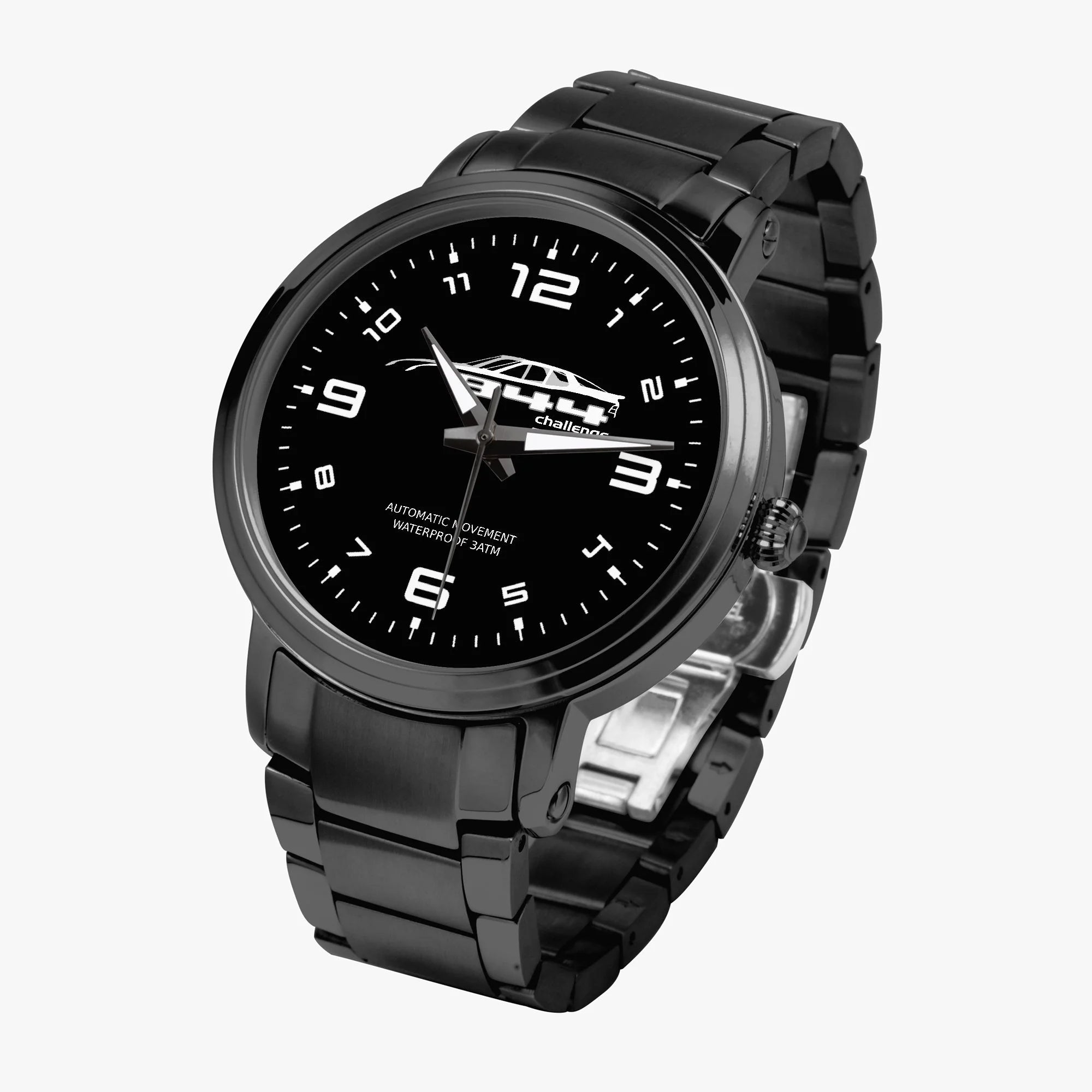 944 Challenge Series Official stainless steel watch - Black metal band