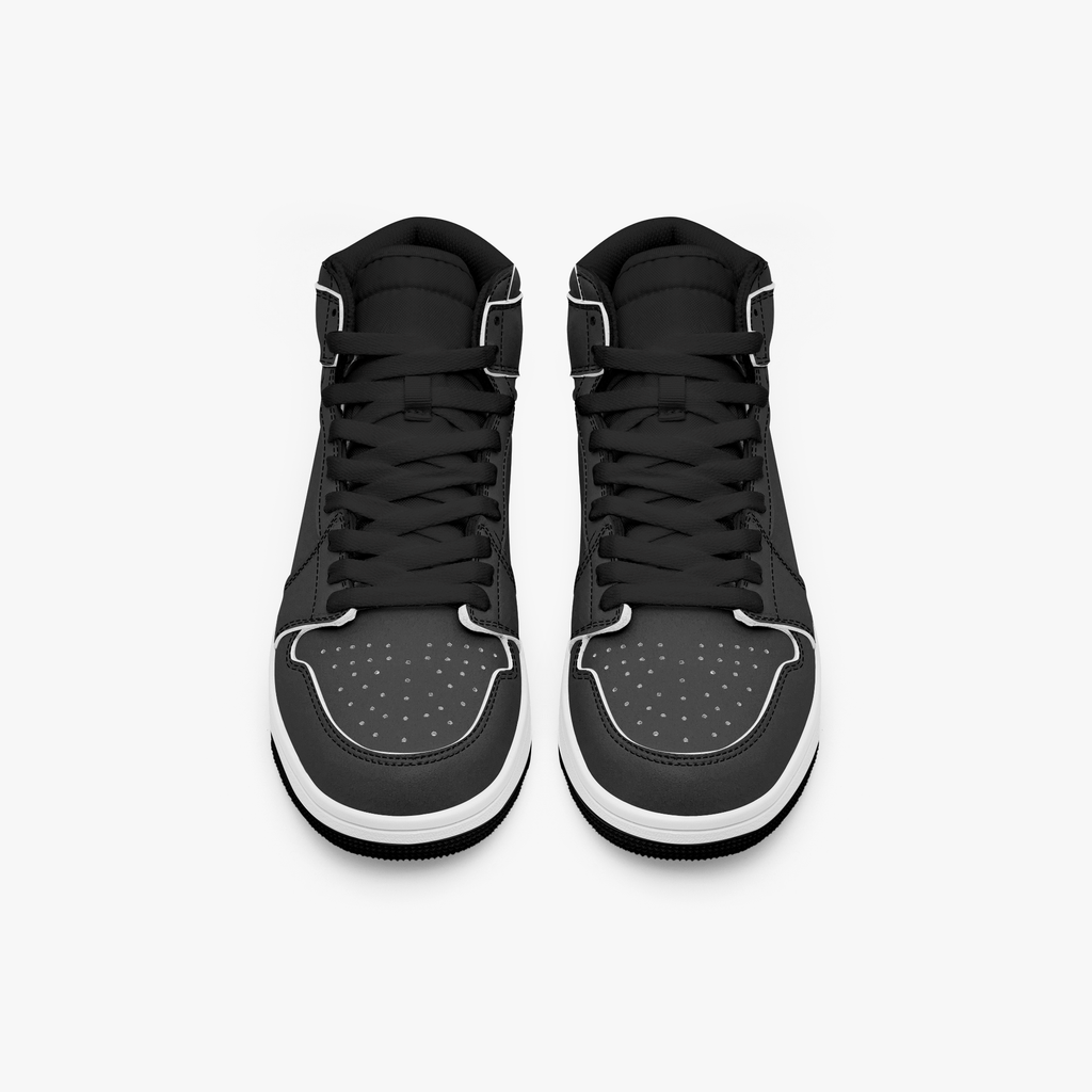 Pit Lane Clothing: KOBI WILLIAMS RACING High Top Leather sneaker - Black