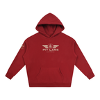 Pit Lane Clothing 350GSM Fleeced Race Proven Hoodie - Red