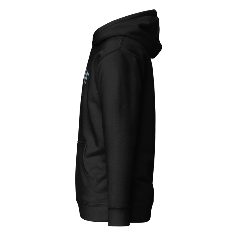 Pit Lane Clothing: Embroidered Heavyweight Fleece Hoodie - Velocity - carbon