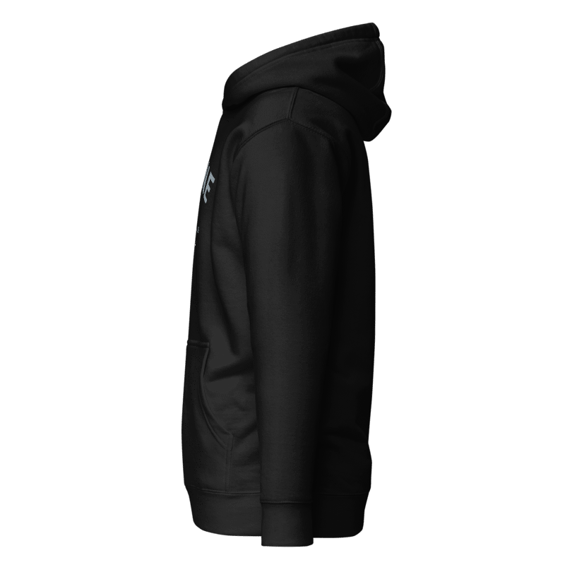 Pit Lane Clothing: Embroidered Heavyweight Fleece Hoodie - Velocity - carbon
