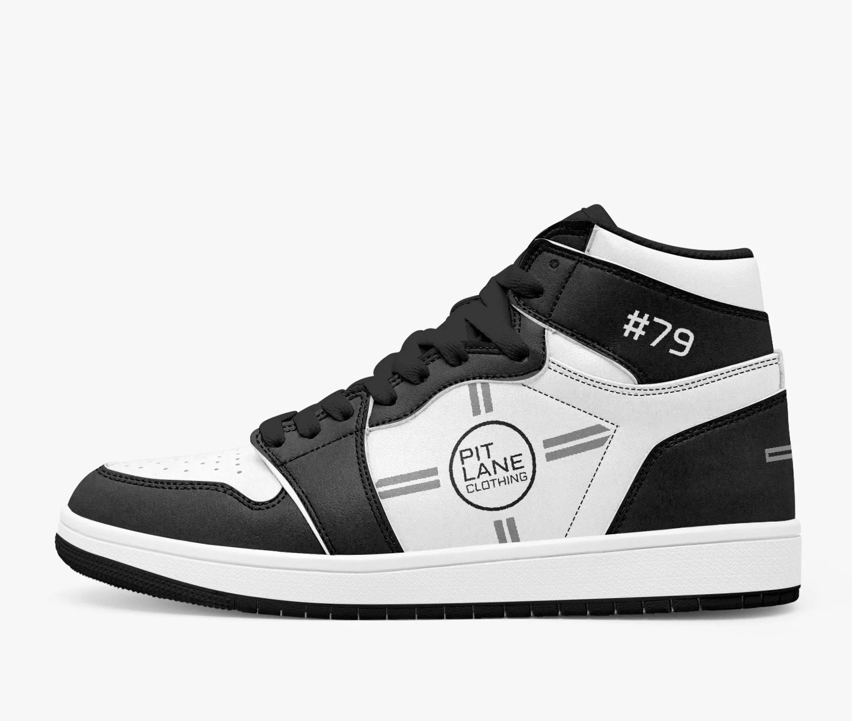 PIT LANE CLOTHING: Official Race Team - High Top Leather Track shoe
