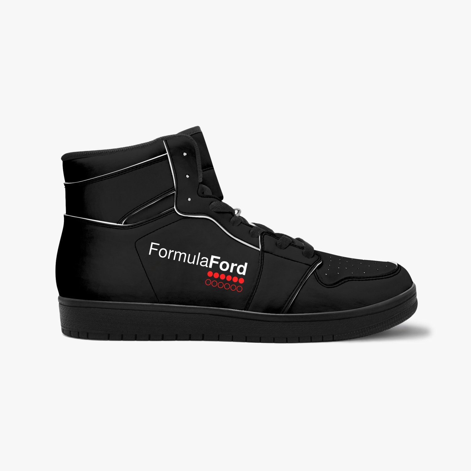Formula Ford Official - 'Stealth' High Top leather sneakers - Full carbon