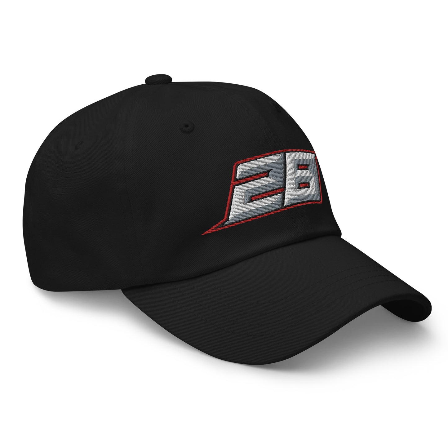 LEE PARTRIDGE RACING Embroidered Structured Twill Cap - black