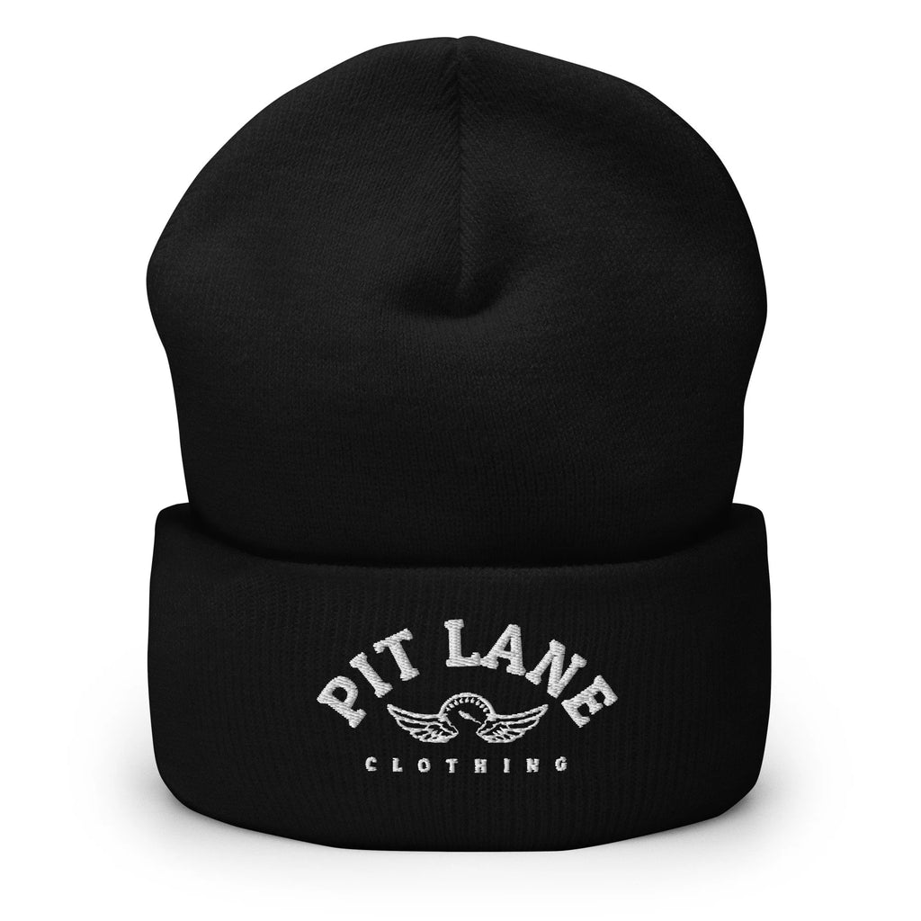 Pit Lane Clothing: Embroidered High Performance Cuffed Beanie - Assorted colours available