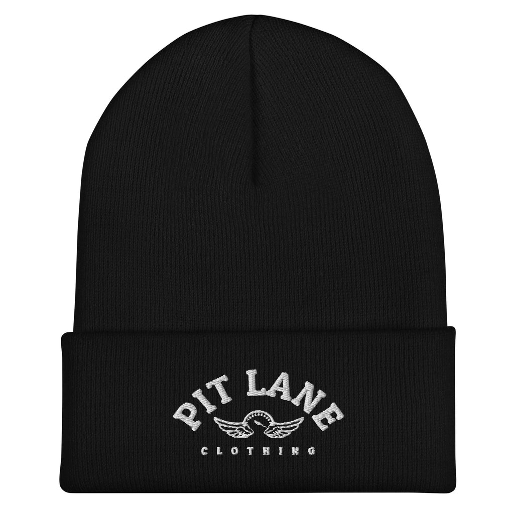 Pit Lane Clothing: Embroidered High Performance Cuffed Beanie - Assorted colours available