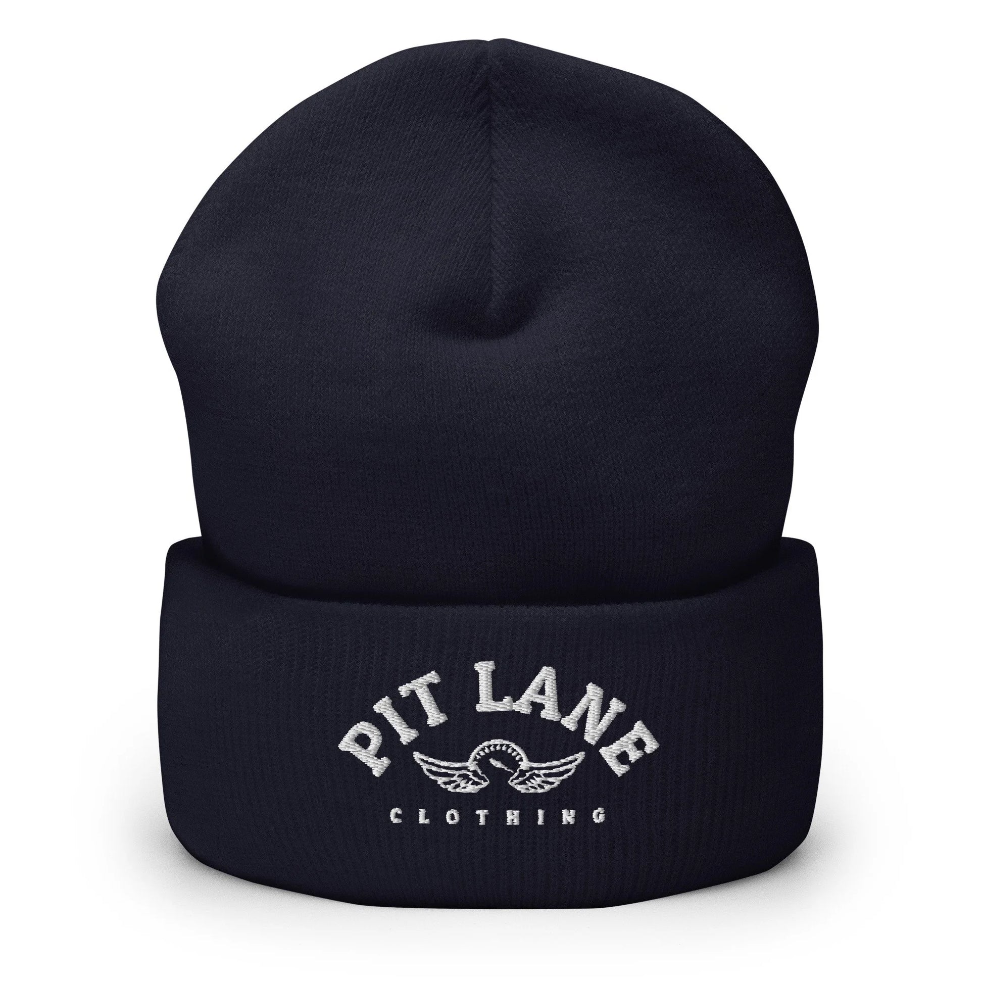 Pit Lane Clothing: Embroidered High Performance Cuffed Beanie - Assorted colours available