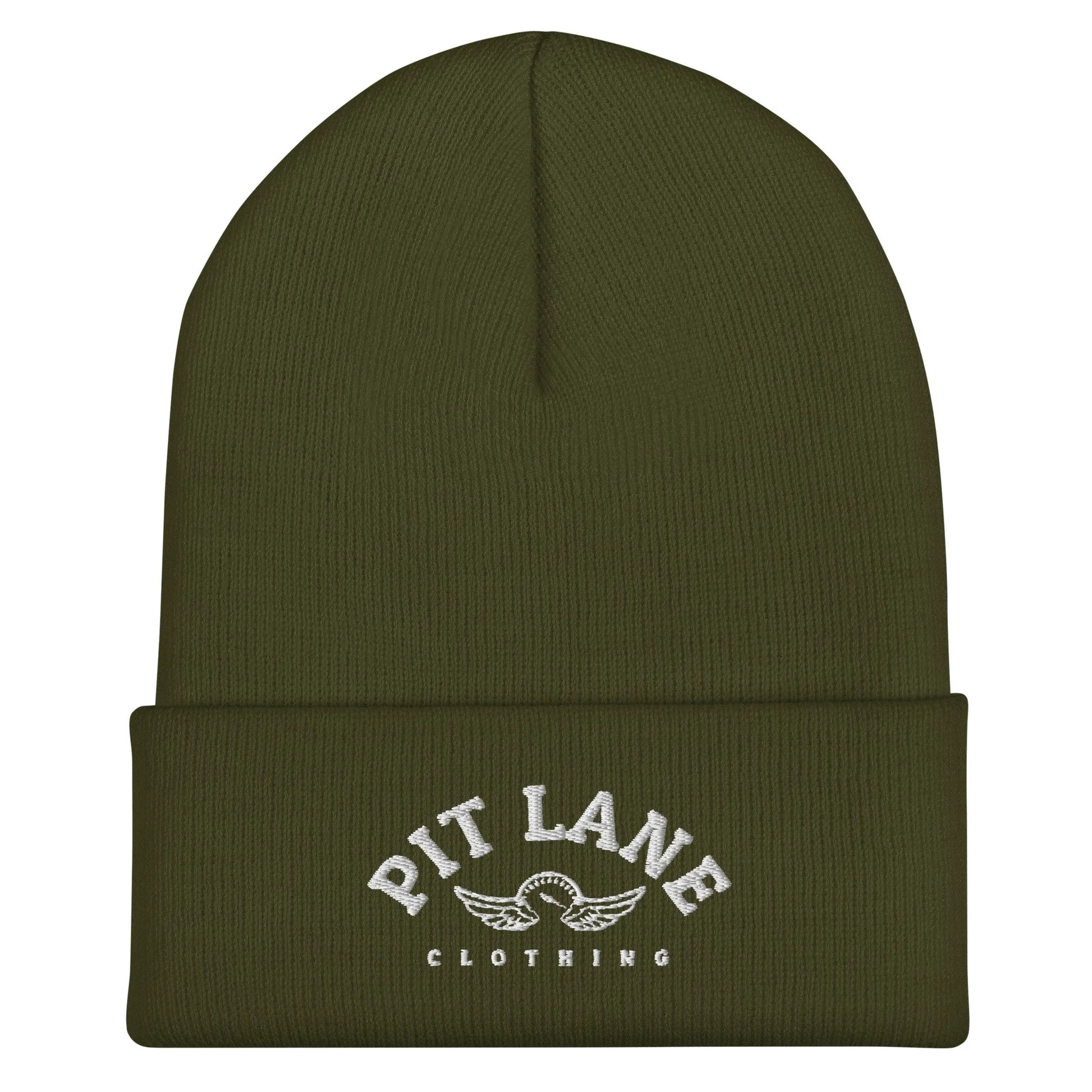 Pit Lane Clothing: Embroidered High Performance Cuffed Beanie - Assorted colours available