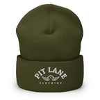 Pit Lane Clothing: Embroidered High Performance Cuffed Beanie - Assorted colours available