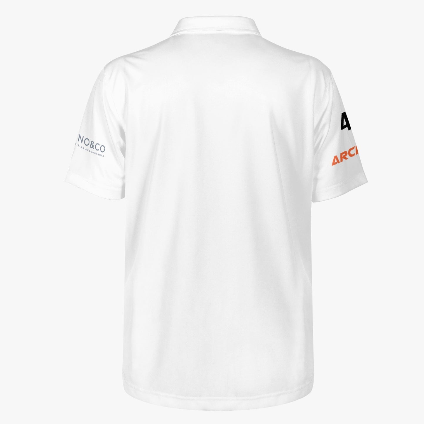 MARK VERDINO Handmade Polo Shirt - circuit white 3