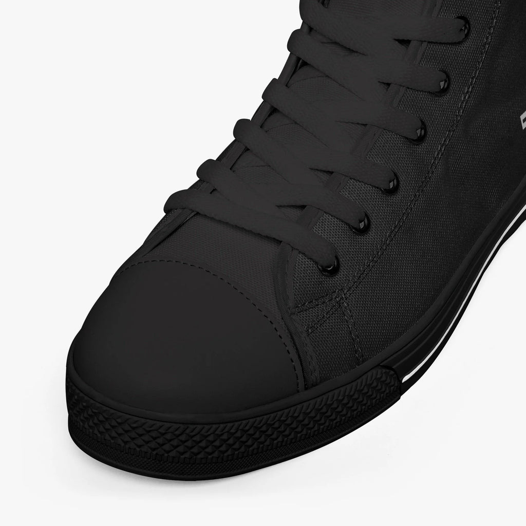 Pit Lane Clothing: 'Street circuit' canvas track shoe - carbon/black
