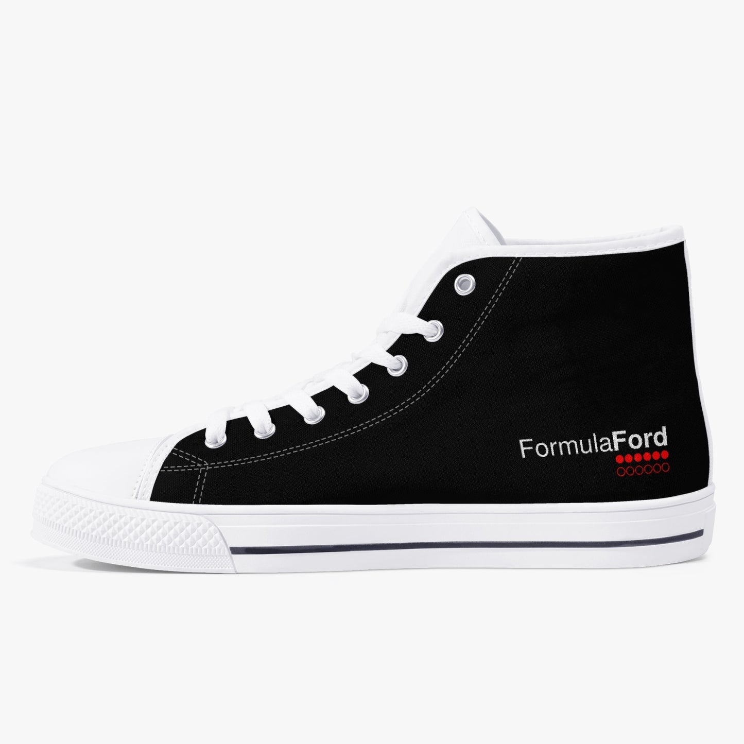 FORMULA FORD Official Classic High-Top Canvas Shoes - carbon