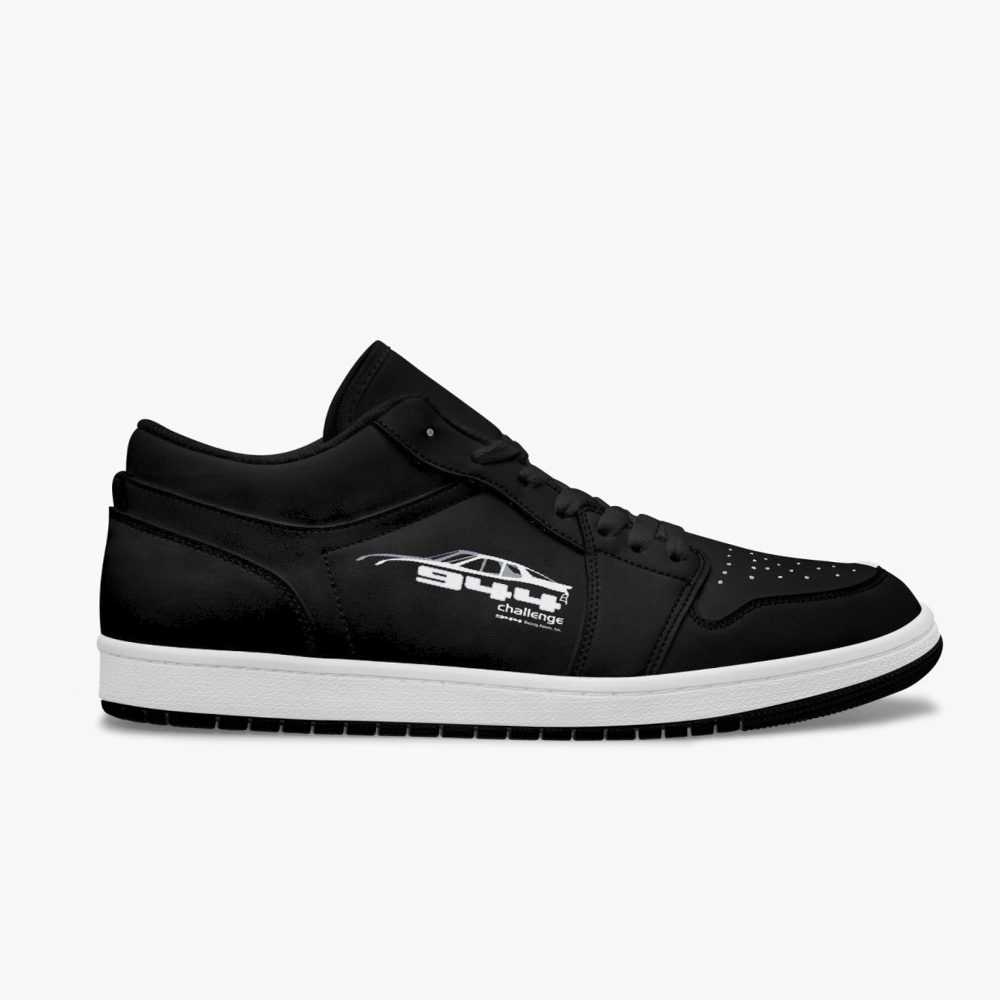 944 CHALLENGE Low-Top Leather Sneakers - full carbon