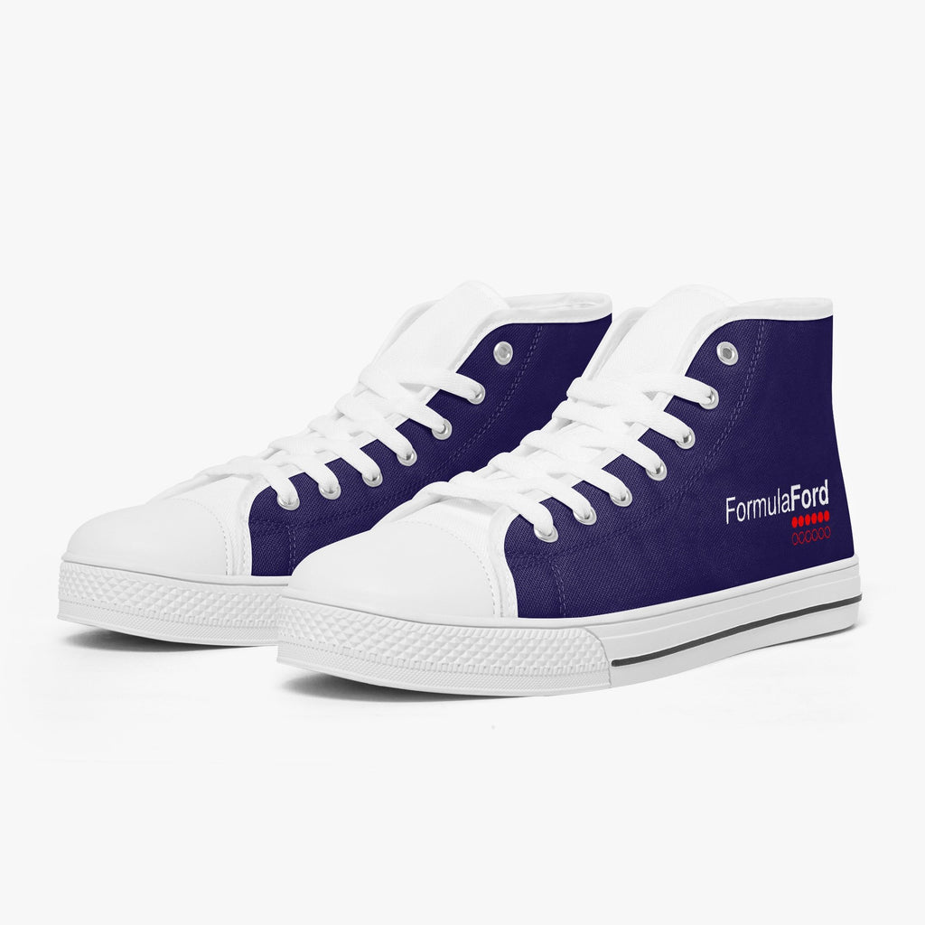 Formula Ford Official Classic High Top Canvas sneakers - Navy white