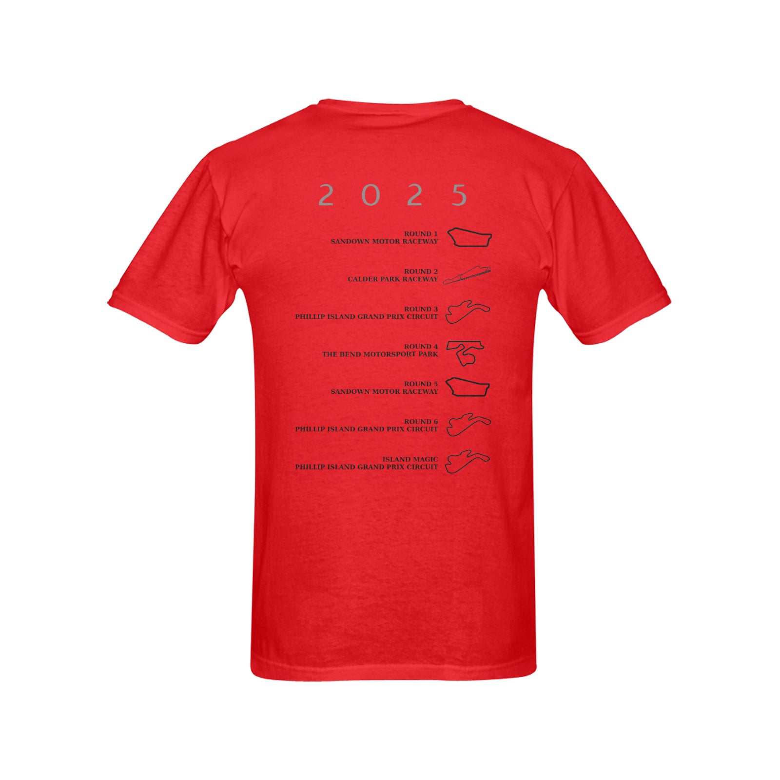 944 Challenge Series Official Calendar T-shirt - Red
